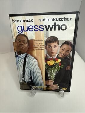 Guess Who DVD Bernie Mac Ashton Kutcher Comedy - *BLOCKBUSTER RENTAL*